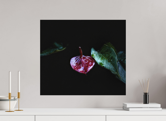 The Gift — 22.8 x 20″ room mockup; finish varies by configuration.