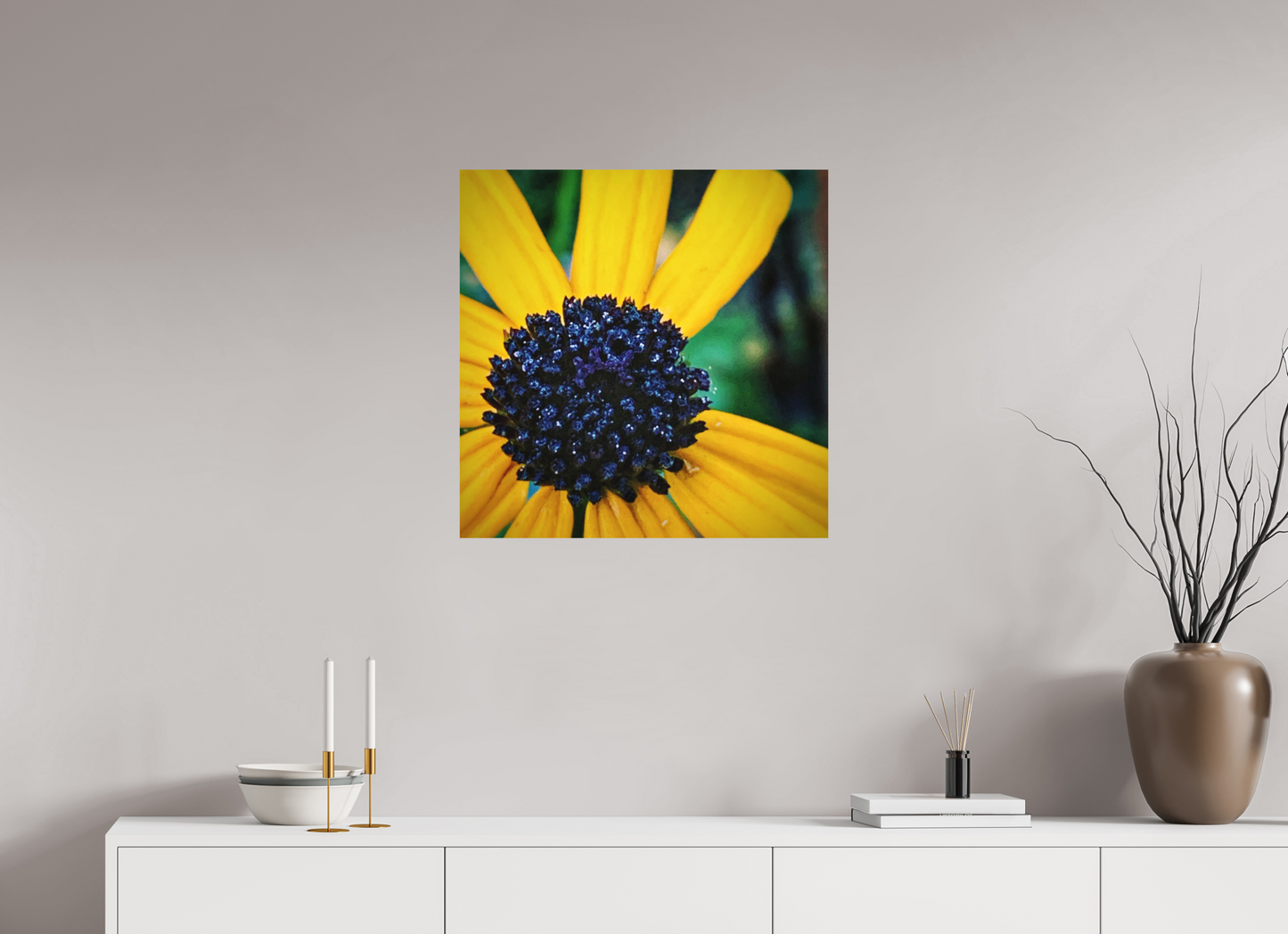 25 x 25″, Fine Art Print No Frame The Golden Center