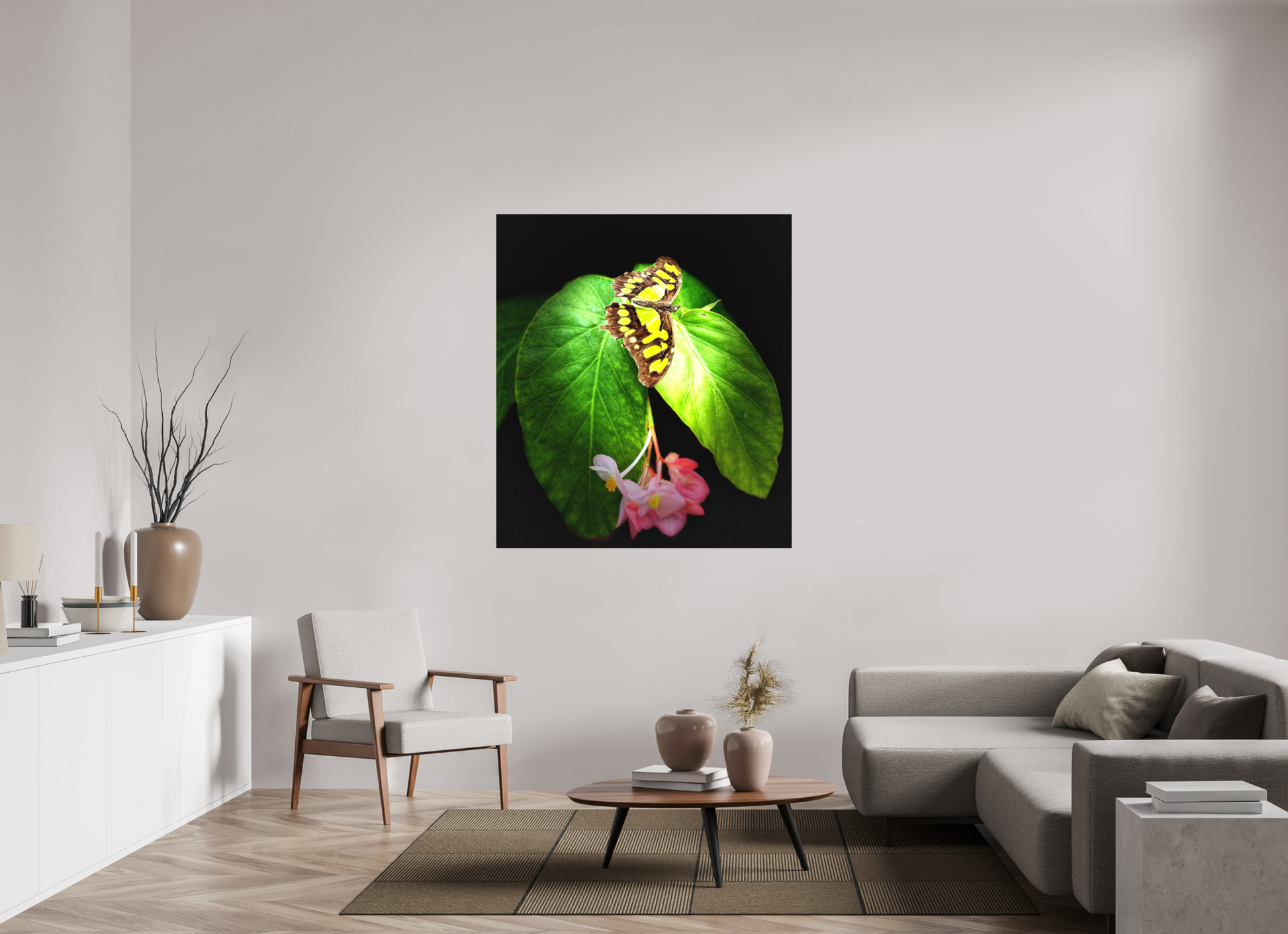 47 x 53.2″, Matte Canvas no Frame Living Mosaic