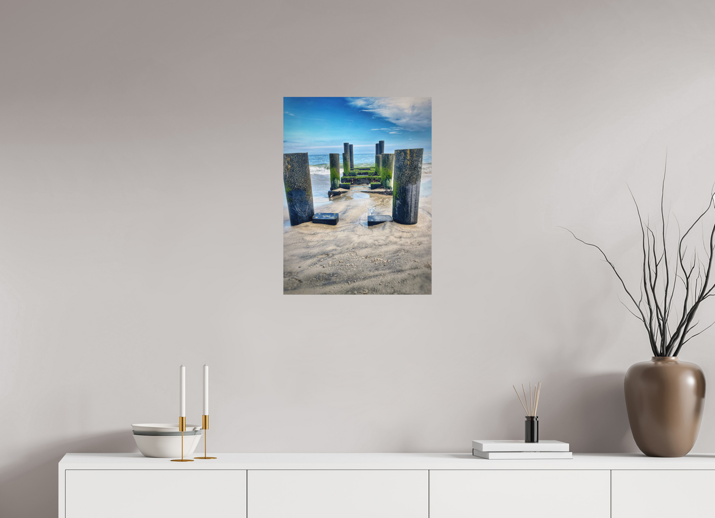 18 x 24″, Print on Aluminum Dibon no Glass Between Sea and Sky