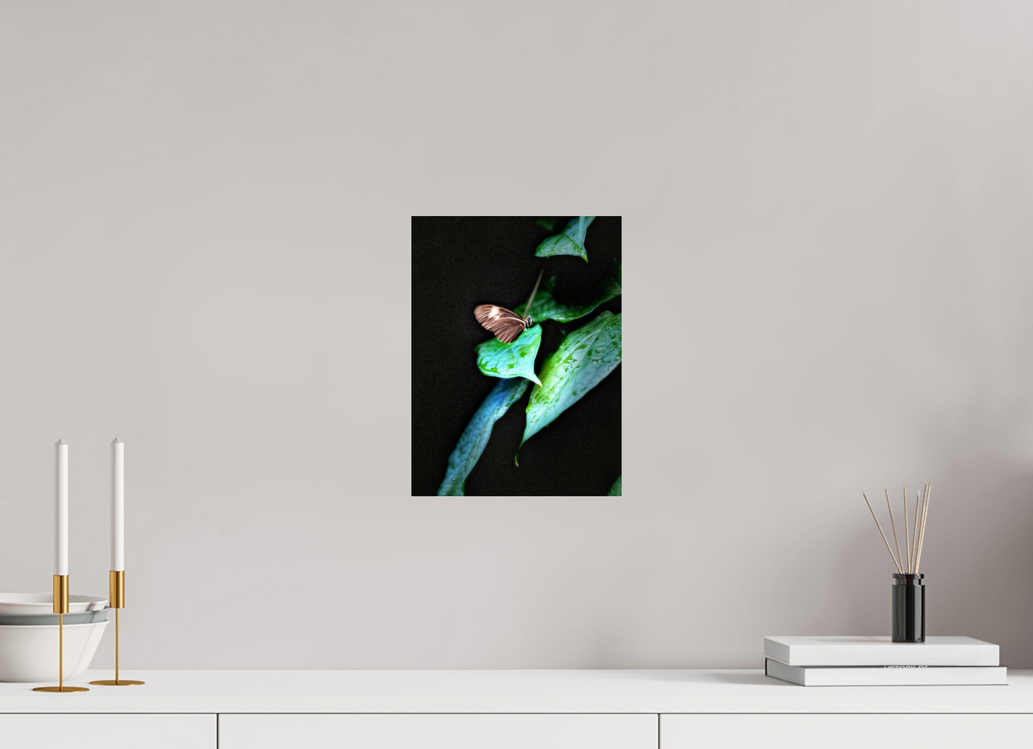 9 x 12″, Acrylic Glass Print (Unframed) Between the Leaves