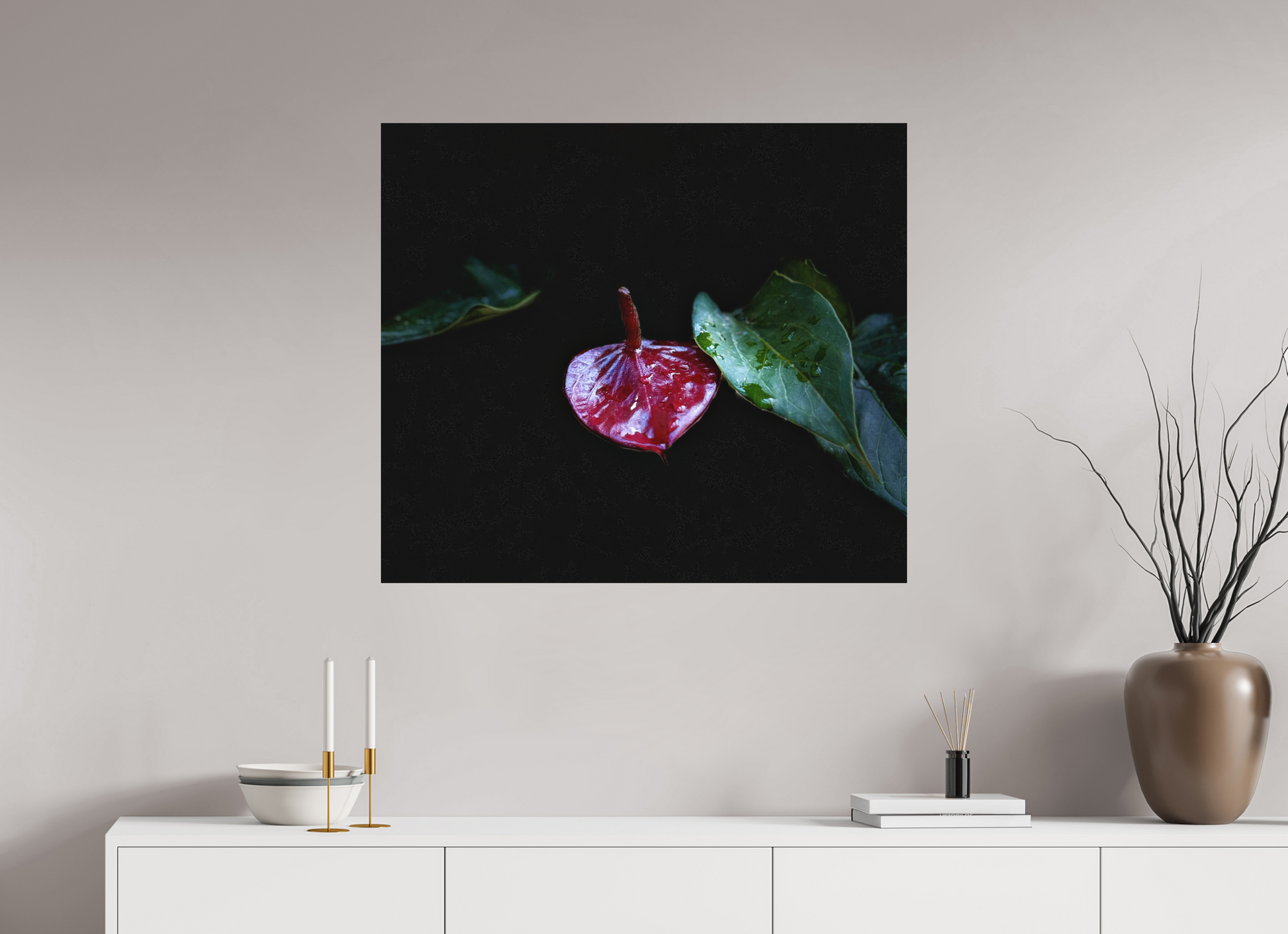 35.4 x 31″, Print on Aluminum Dibon no Glass The Gift