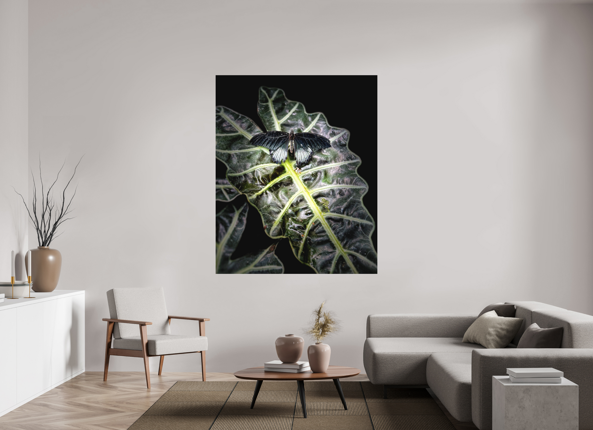55 x 67.6″, Print on Aluminum Dibon no Glass Veins of Light