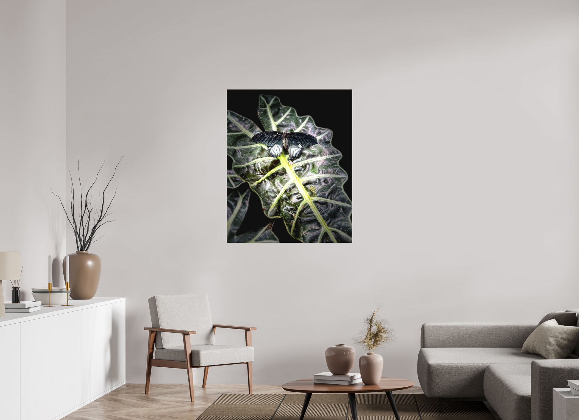 35 x 43″, Matte Canvas no Frame Veins of Light