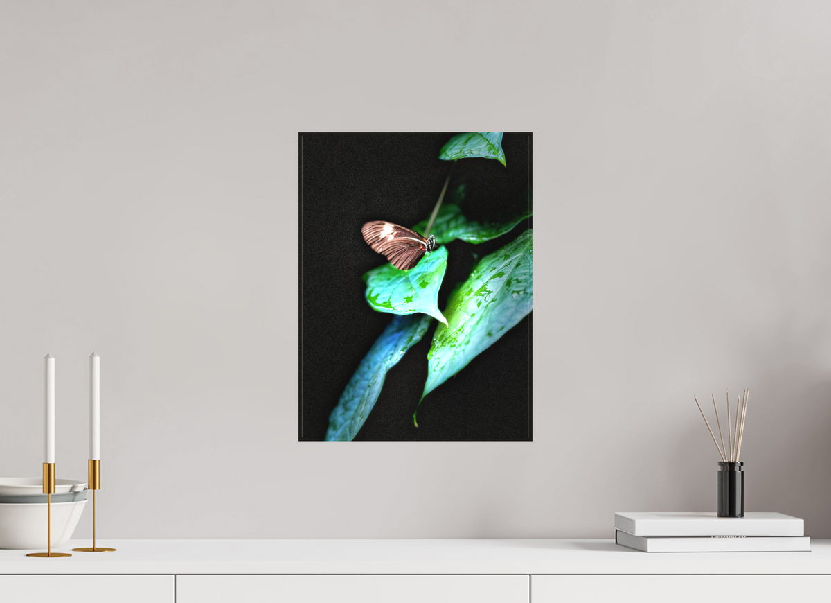 12 x 16″, Matte Canvas Print (Unframed) Between the Leaves