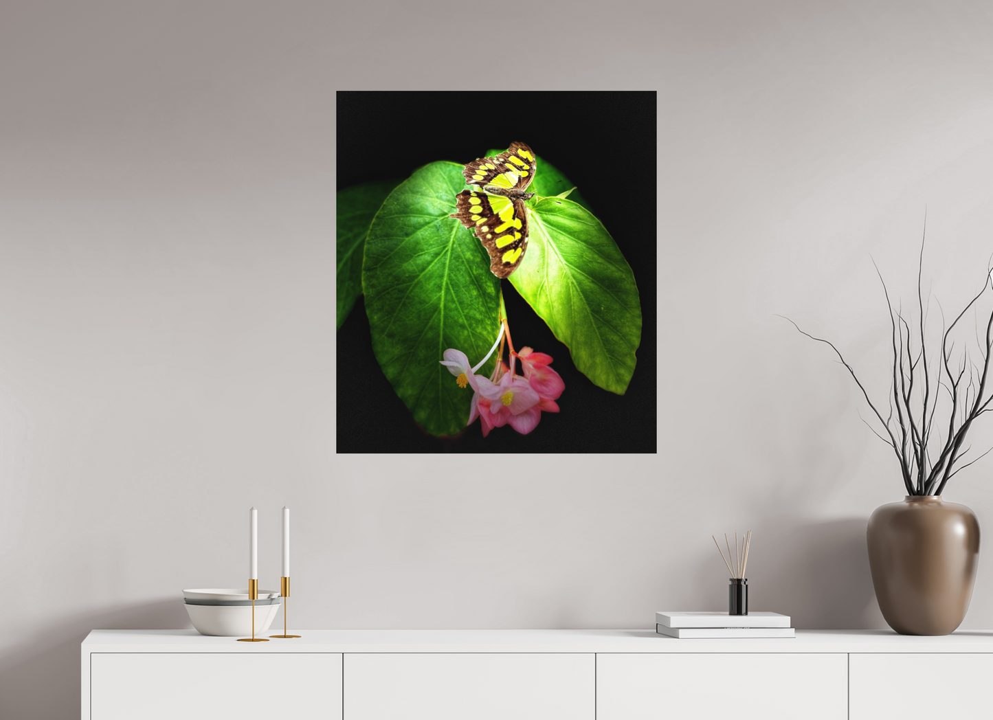28 x 31.7″, Print on Aluminum Dibon no Glass Living Mosaic