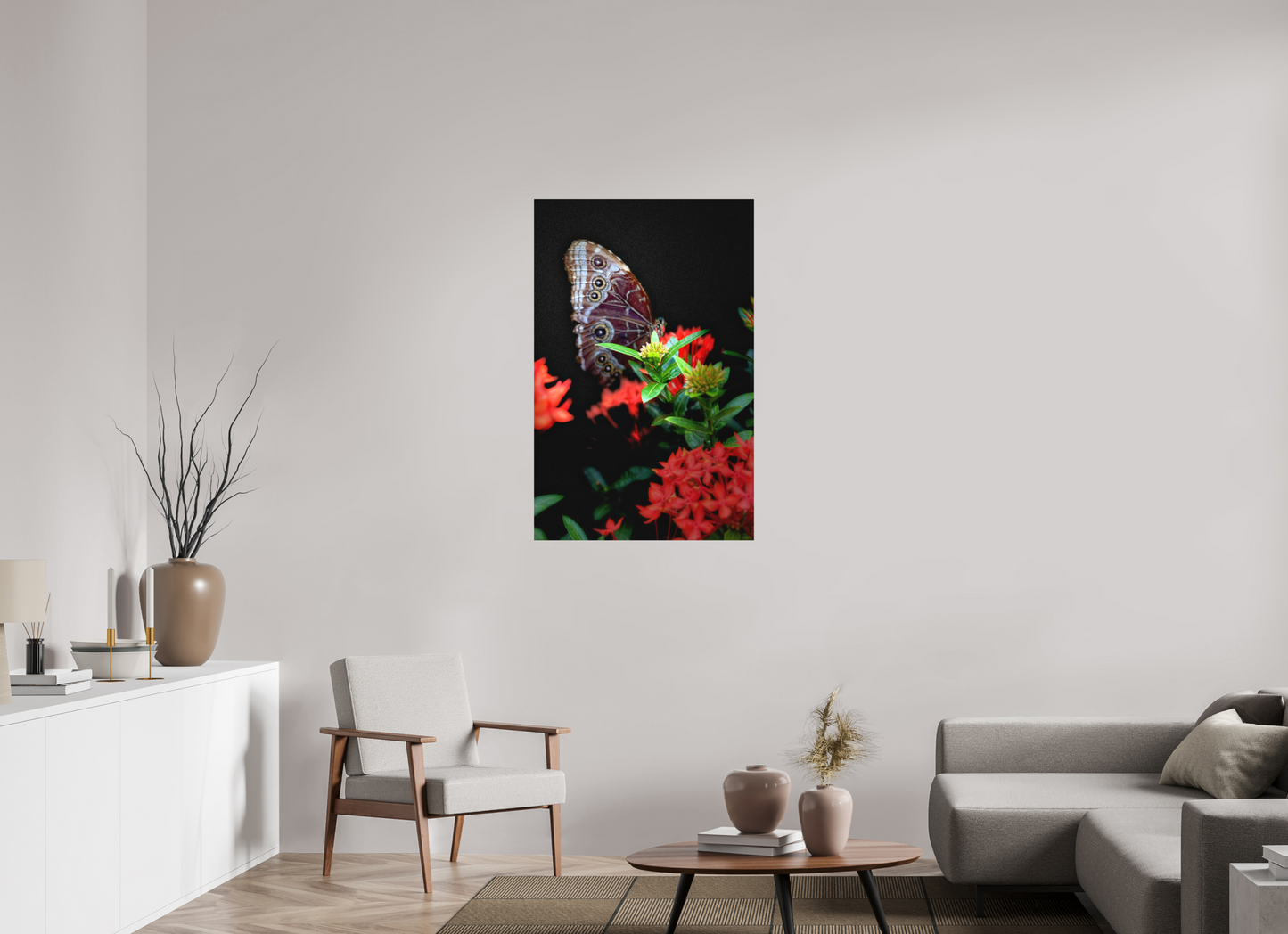 28 x 43.5″, Print on Aluminum Dibon no Glass Midnight Visitor