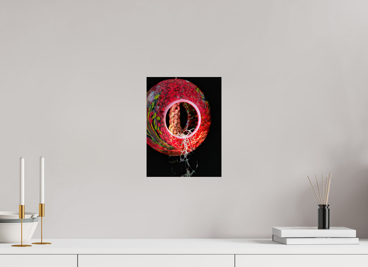 9 x 12″, Fuji Crystal Paper under Acrylic Glass no Frame Crimson Becoming