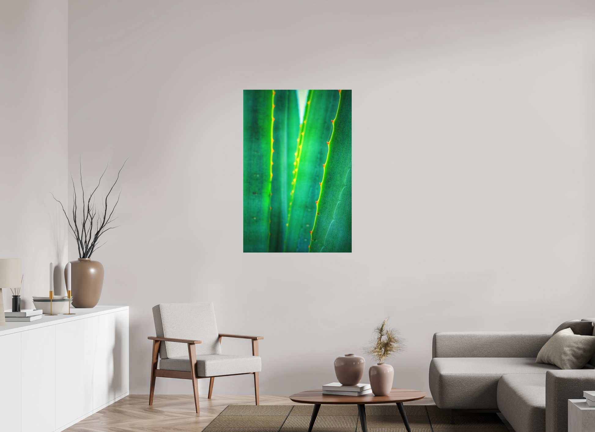 30 x 45″, Fine Art Print No Frame Written in Green