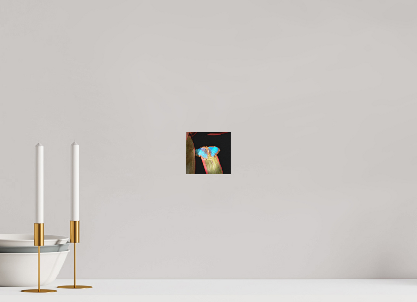 4.3 x 4″, Print on Aluminum Dibon no Glass Blue Reverie