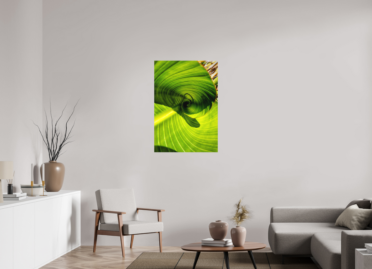 28 x 40.5″, Print on Aluminum Dibon no Glass The Inward Spiral