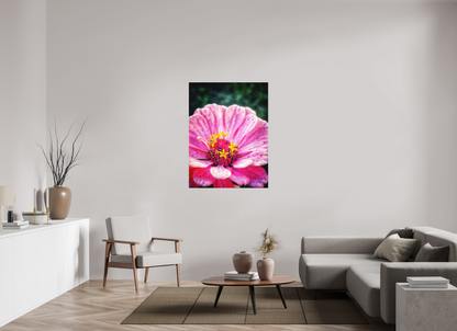 Tender Strength — 36 x 48″ room mockup; finish varies by configuration.