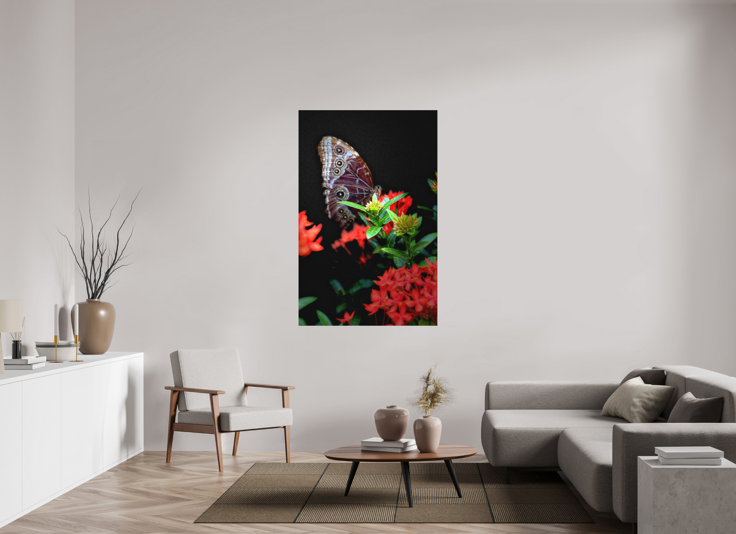 39 x 60.6″, Print on Aluminum Dibon no Glass Midnight Visitor