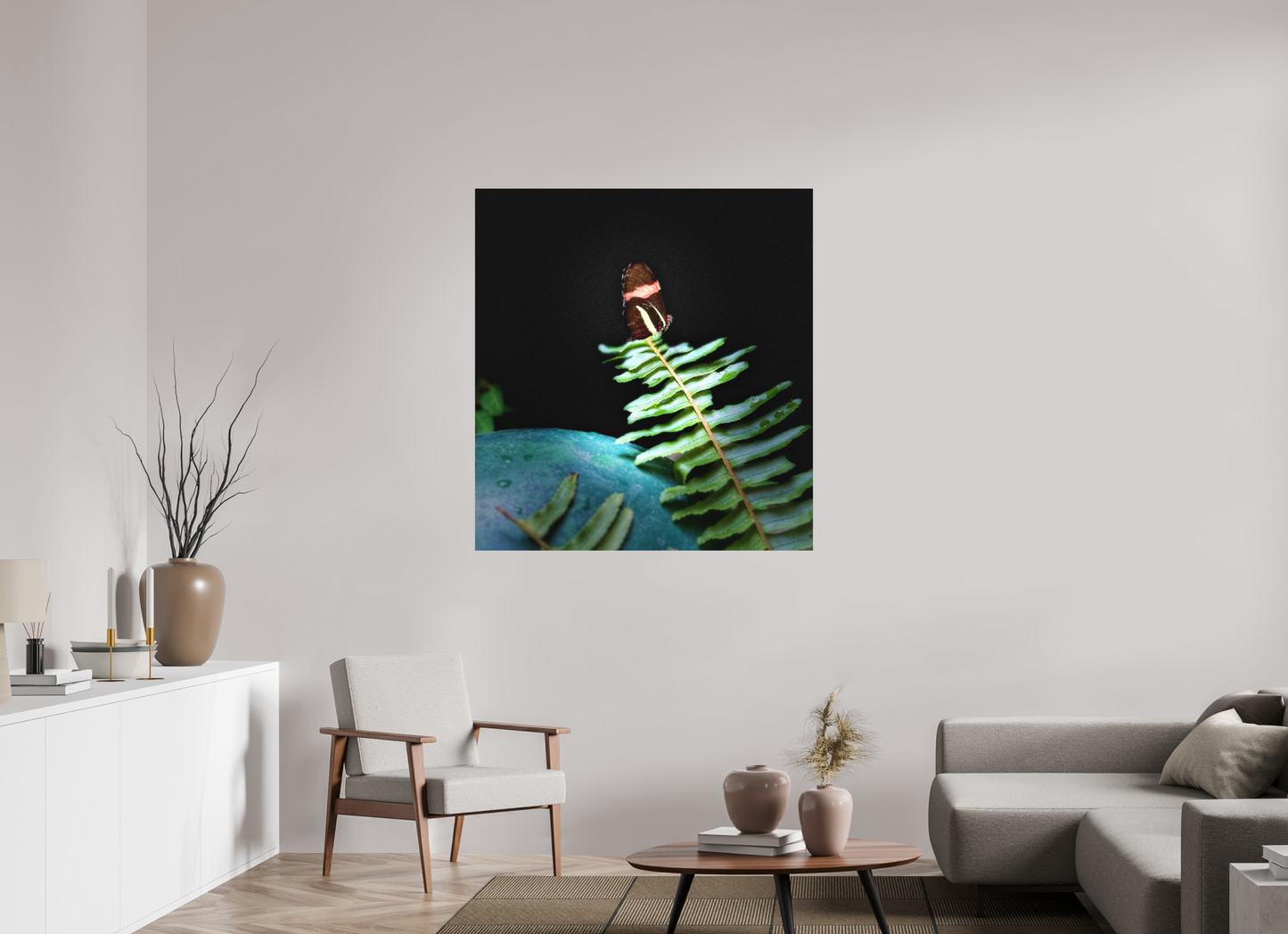 43 x 46.1″, Print on Aluminum Dibon no Glass Fernlight