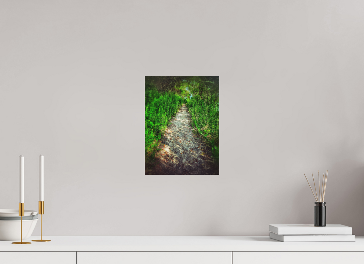 9 x 12″, Print on Aluminum Dibon no Glass The Green Passage