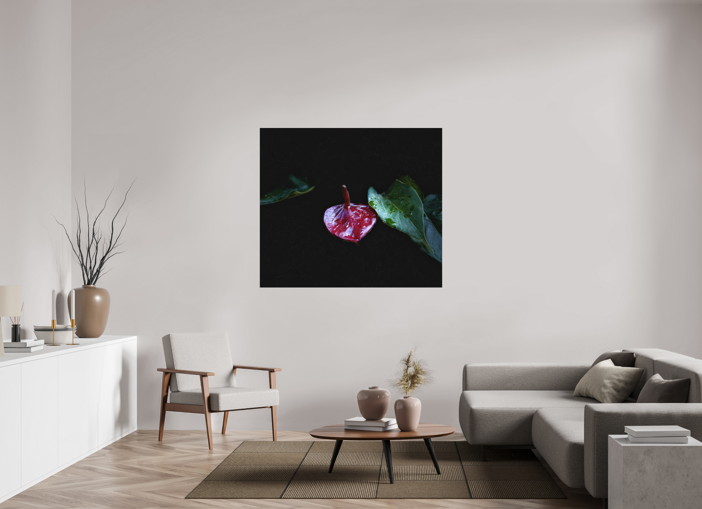 53.7 x 47″, Print on Aluminum Dibon no Glass The Gift