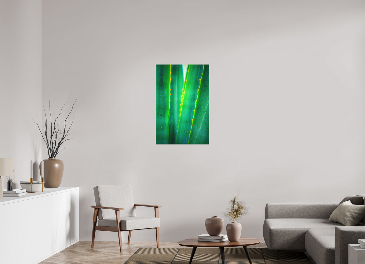 24 x 36″, Print on Aluminum Dibon no Glass Written in Green