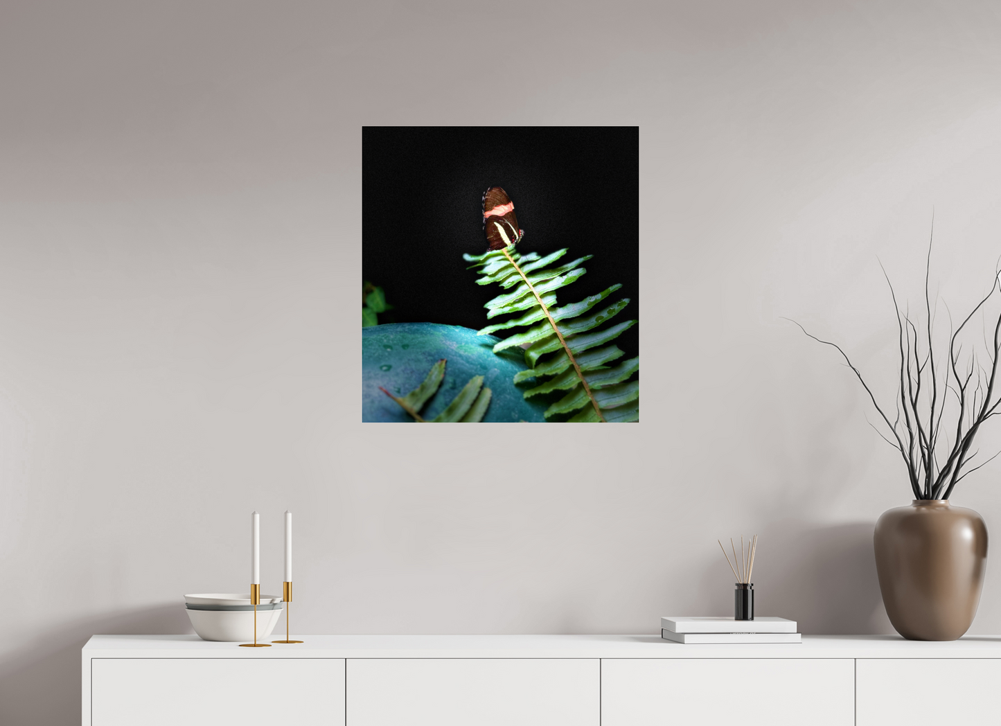 24 x 25.7″, Fuji Crystal Paper under Acrylic Glass no Frame Fernlight