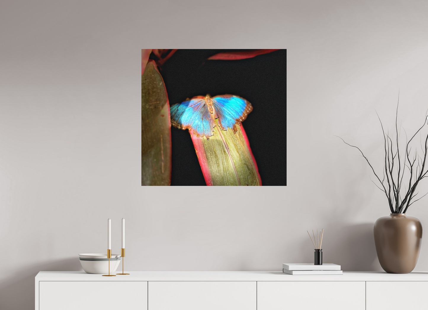 29.6 x 28″, Fine Art Print No Frame Blue Reverie