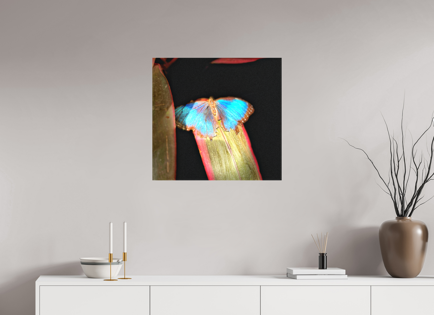 25.4 x 24″, Matte Canvas no Frame Blue Reverie