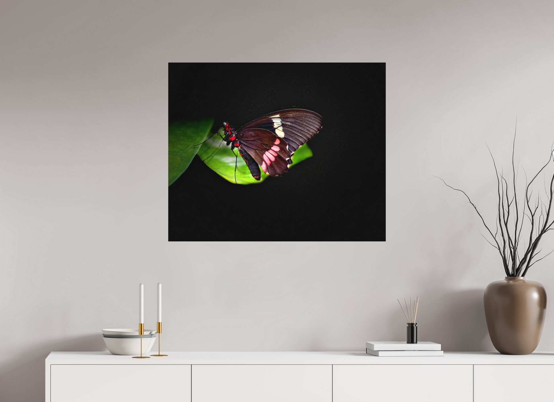 34.1 x 28″, Print on Aluminum Dibon no Glass Velvet Wings