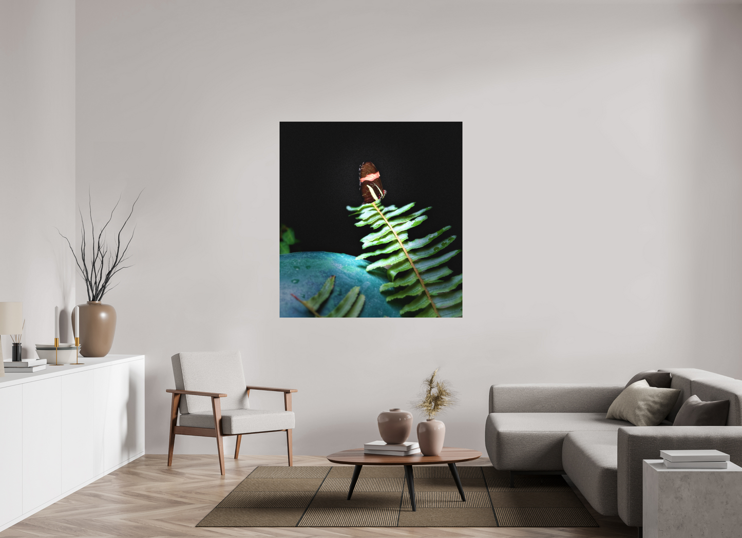 51 x 54.6″, Print on Aluminum Dibon no Glass Fernlight