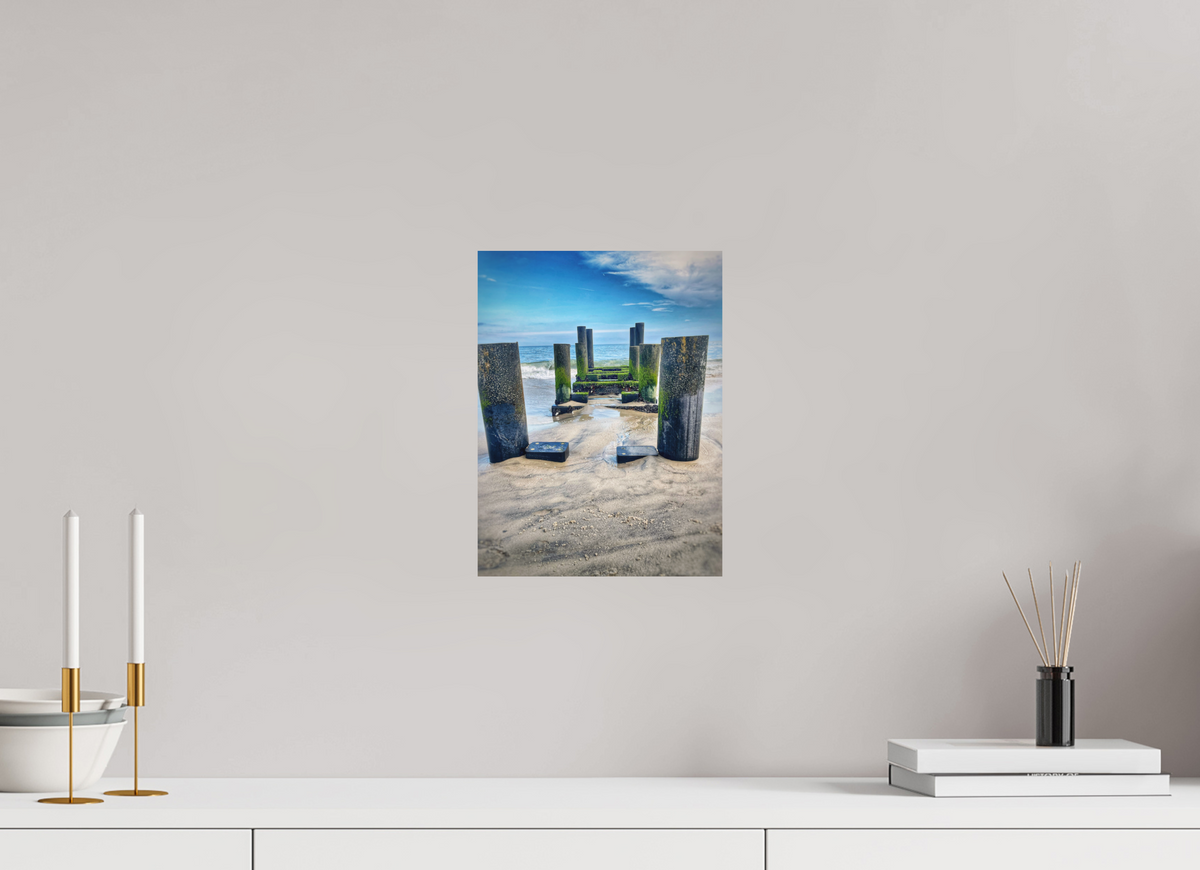 9 x 12″, Print on Aluminum Dibon no Glass Between Sea and Sky