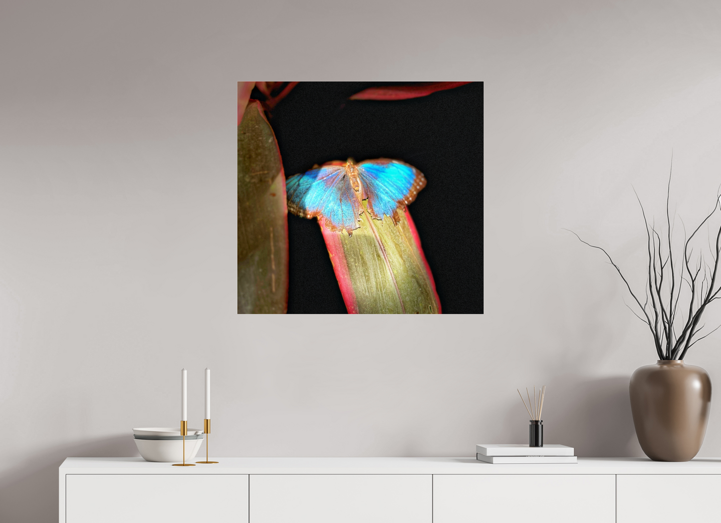 29.6 x 28″, Fuji Crystal Paper under Acrylic Glass no Frame Blue Reverie