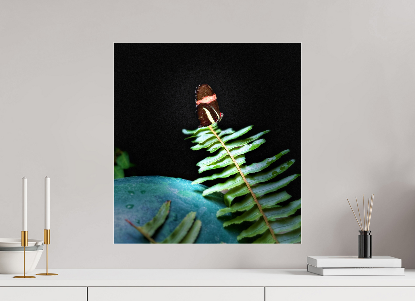 20 x 21.4″, Fuji Crystal Paper under Acrylic Glass no Frame Fernlight