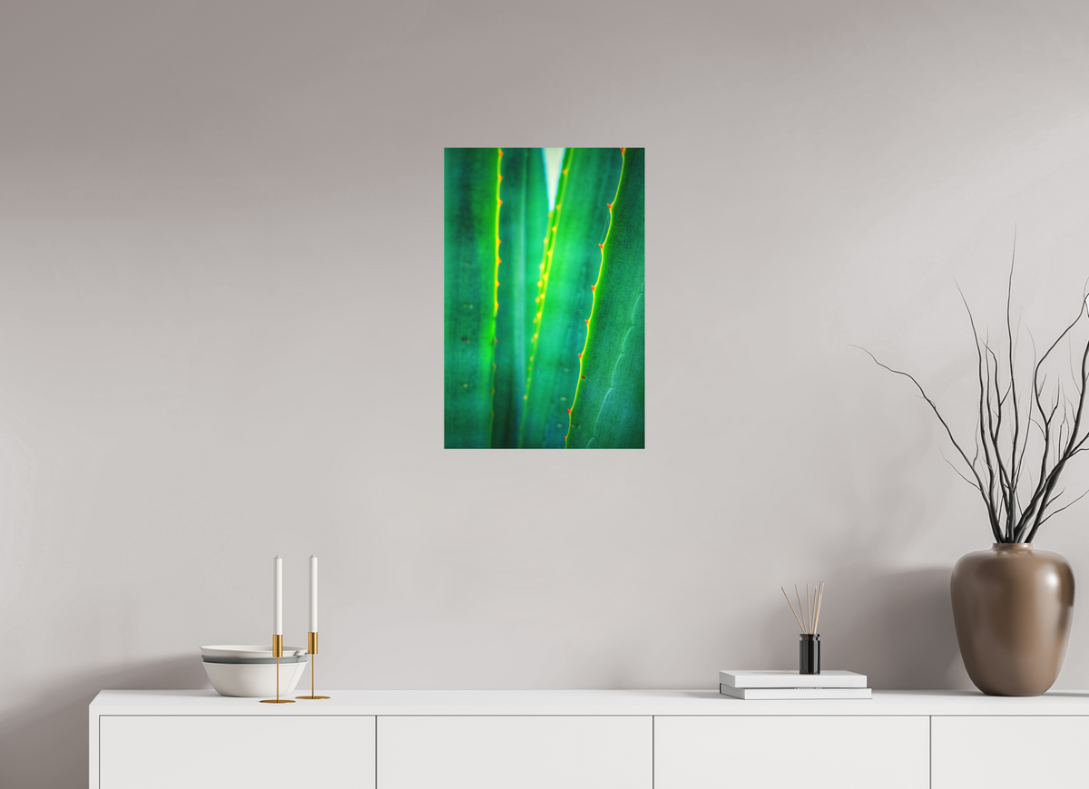 16 x 24″, Print on Aluminum Dibon no Glass Written in Green