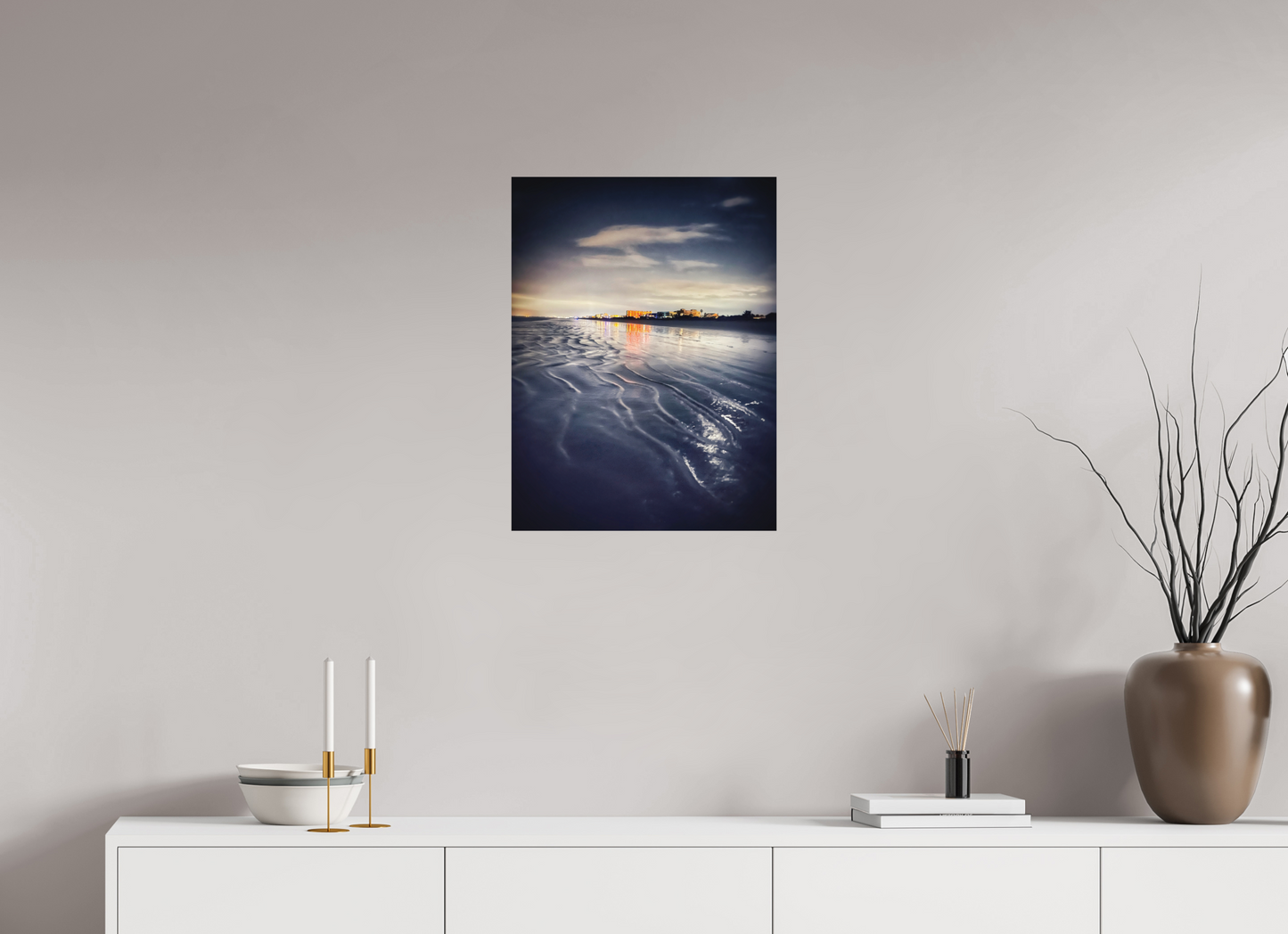 18 x 24″, Fine Art Print No Frame Night Tide