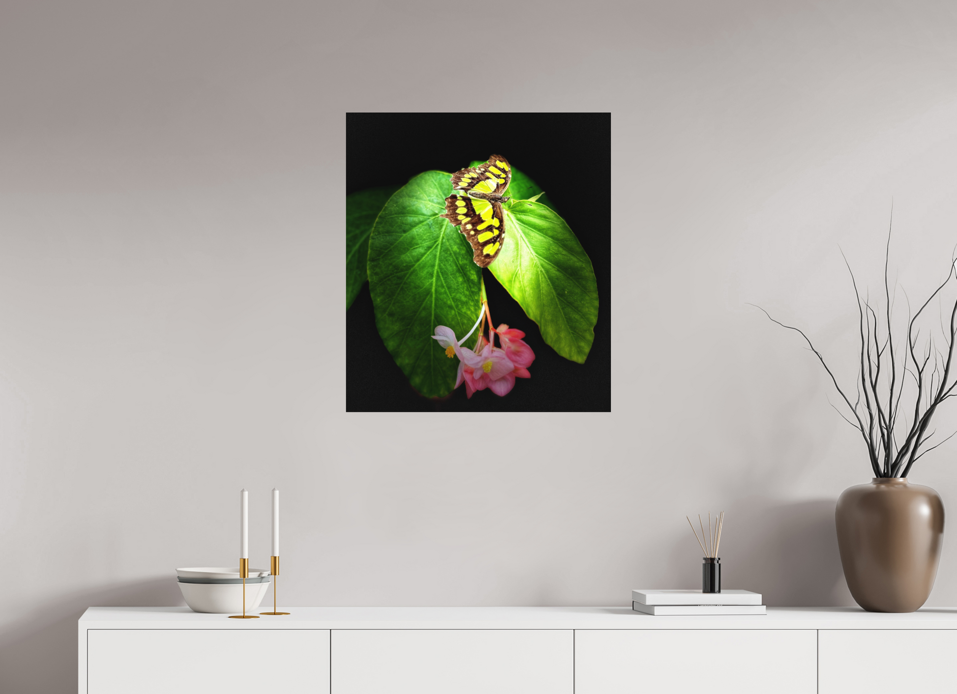 24 x 27.2″, Print on Aluminum Dibon no Glass Living Mosaic