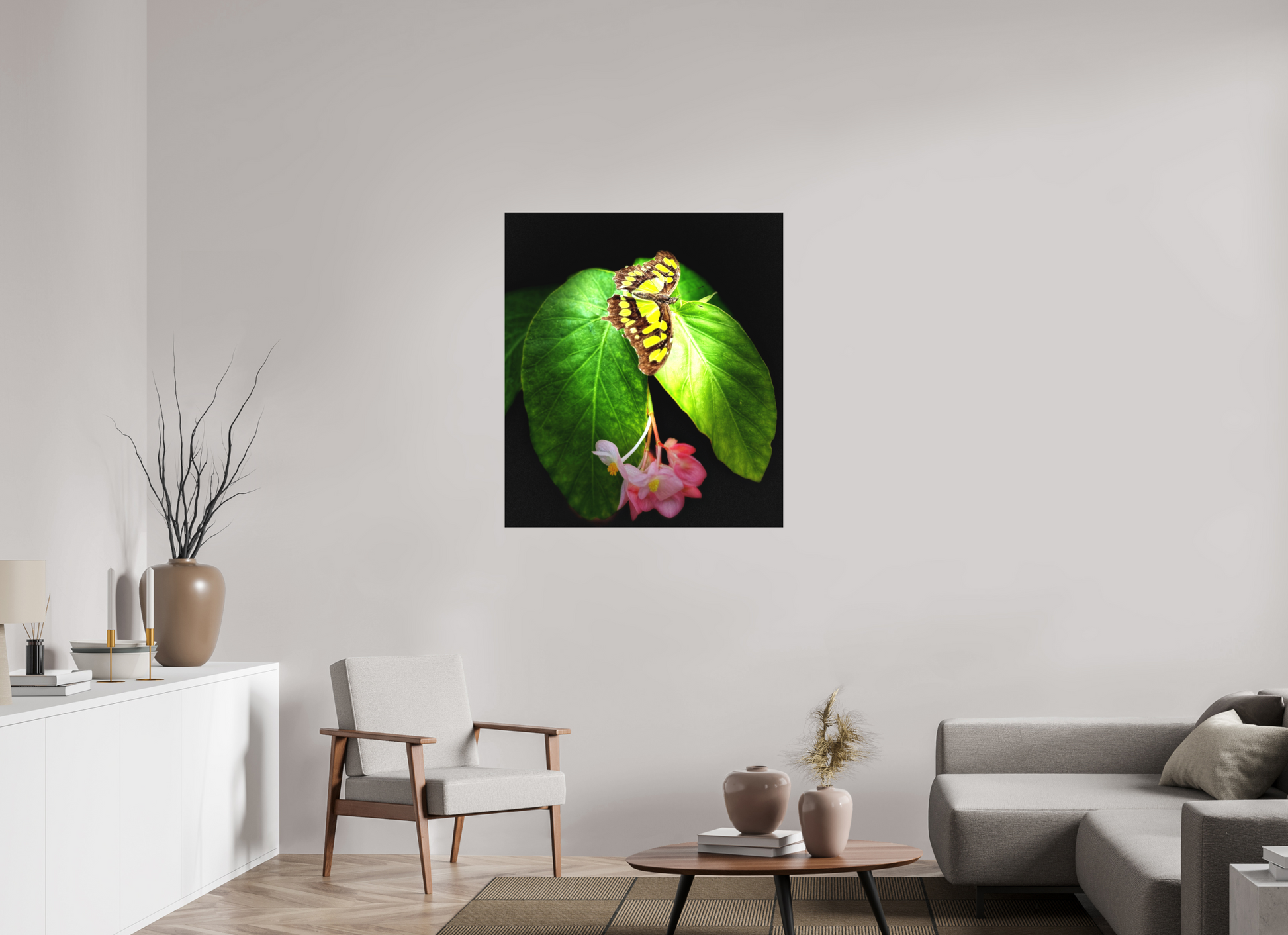 35 x 39.6″, Matte Canvas no Frame Living Mosaic