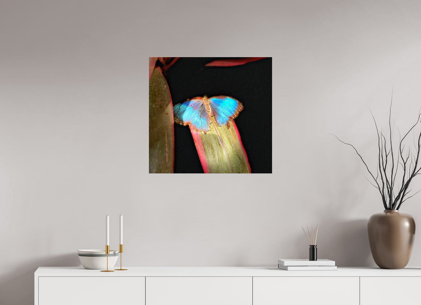 25.4 x 24″, Fuji Crystal Paper under Acrylic Glass no Frame Blue Reverie