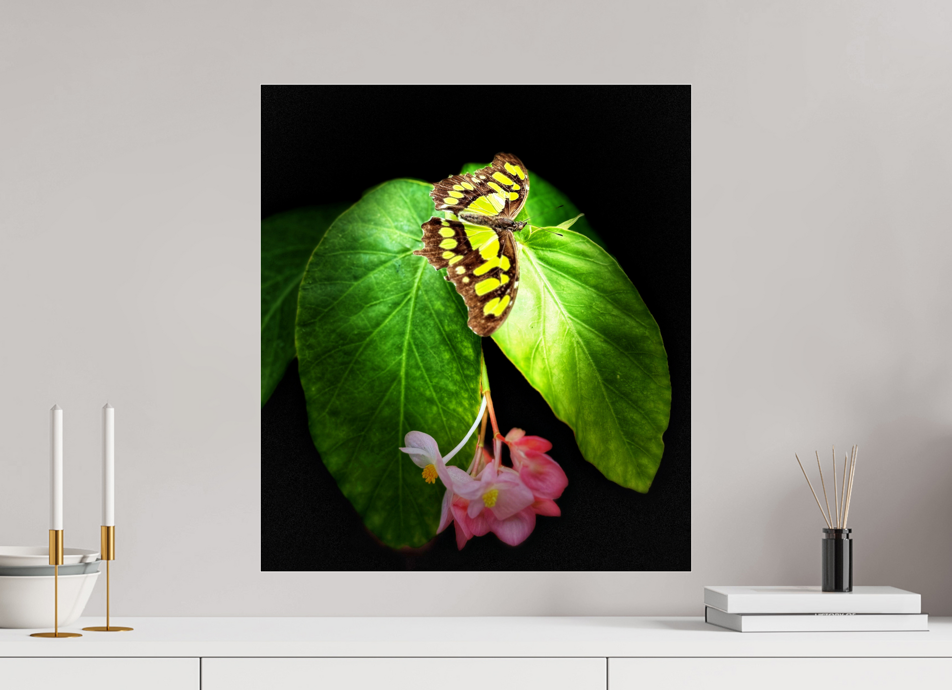 20 x 22.6″, Fuji Crystal Paper under Acrylic Glass no Frame Living Mosaic