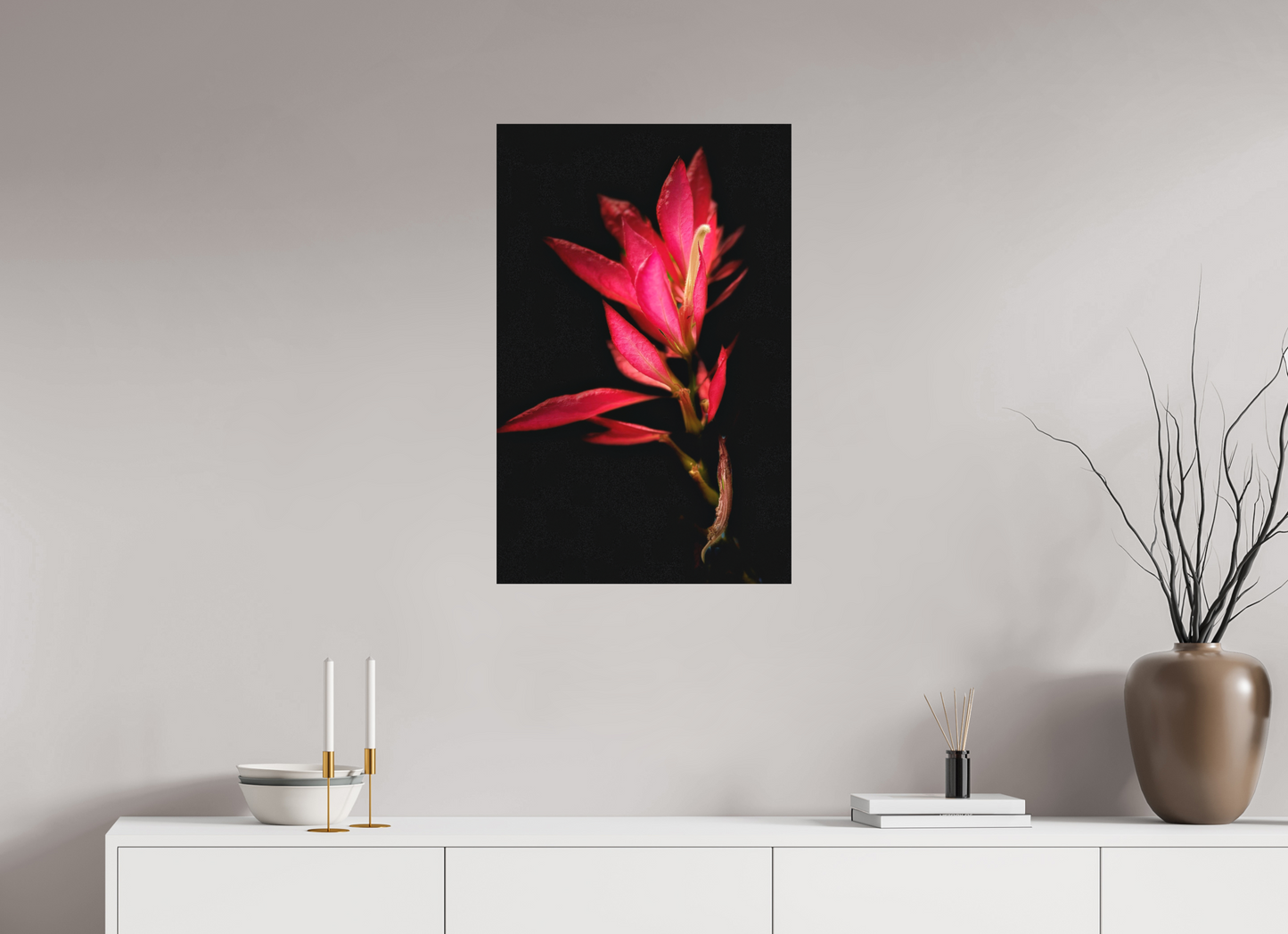 20 x 31.2″, Fine Art Print No Frame Scarlet Awakening