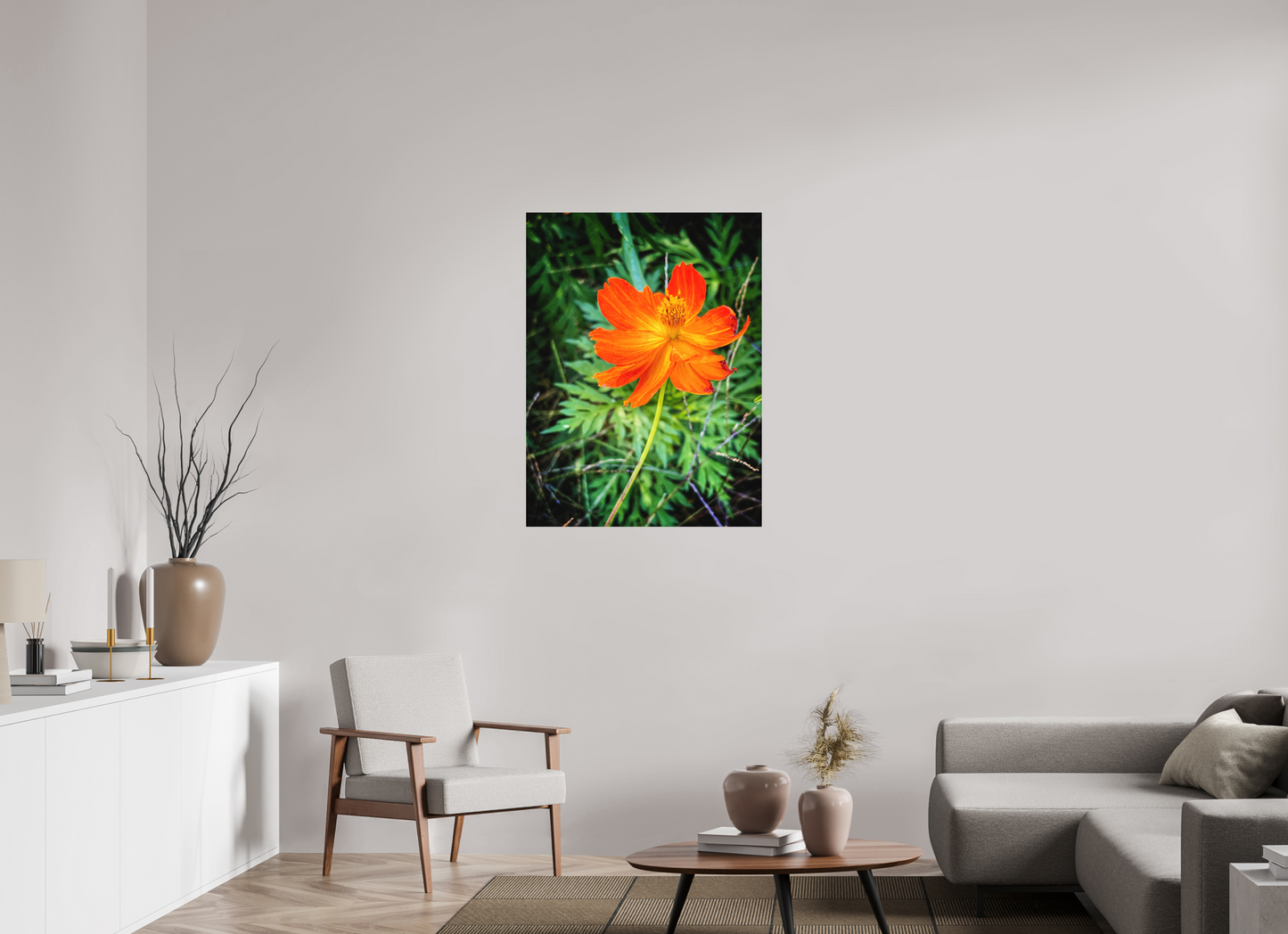 30 x 40″, Print on Aluminum Dibon no Glass Joy Refuses Stillness